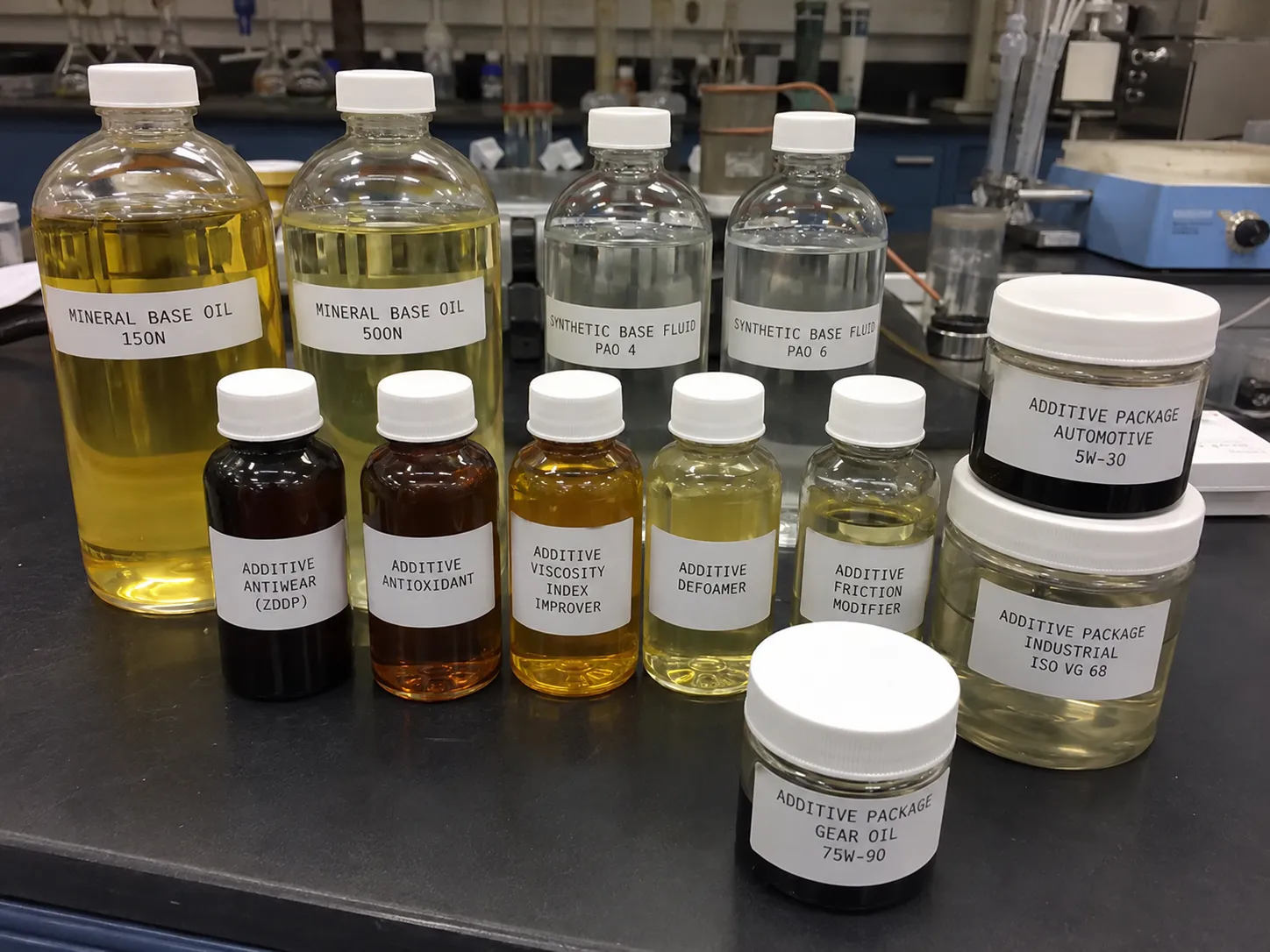 Base Oils, Additives & Additive Packages