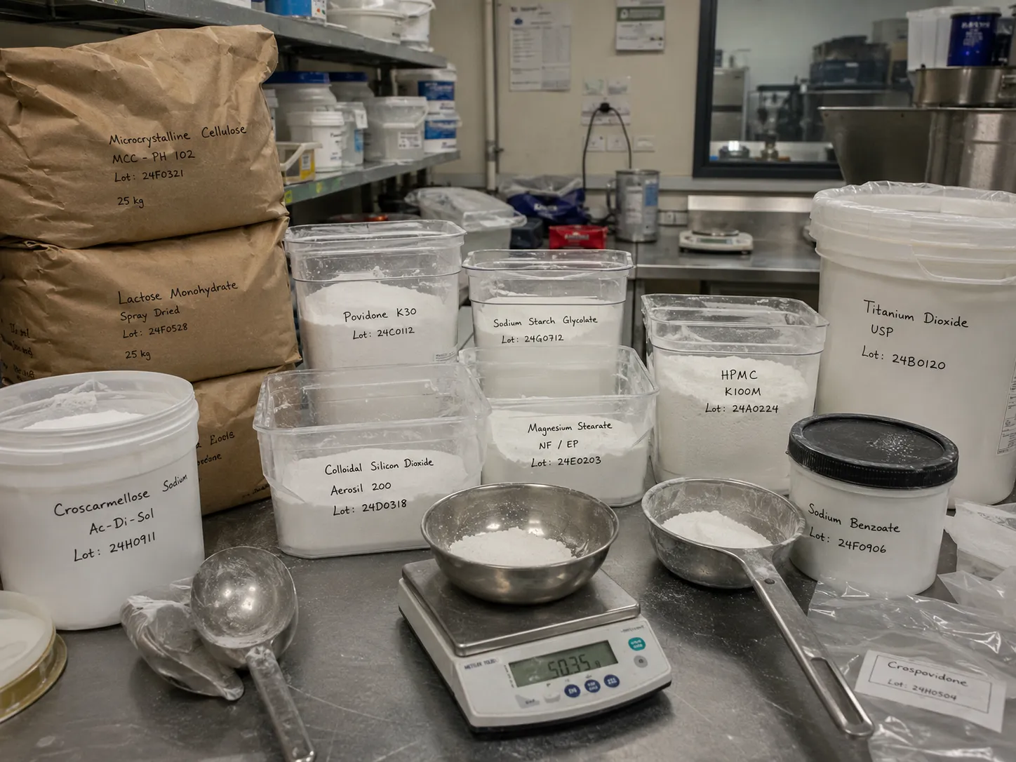 Excipients & Raw Materials analysis