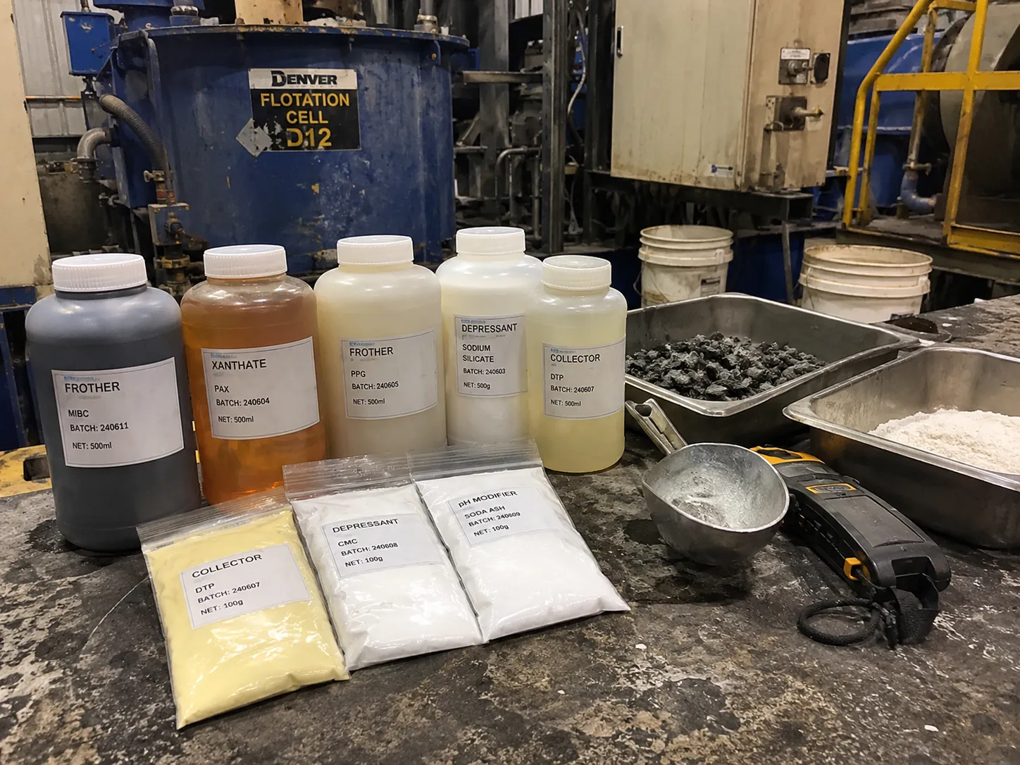 Mining & Metallurgical Process Chemicals analysis