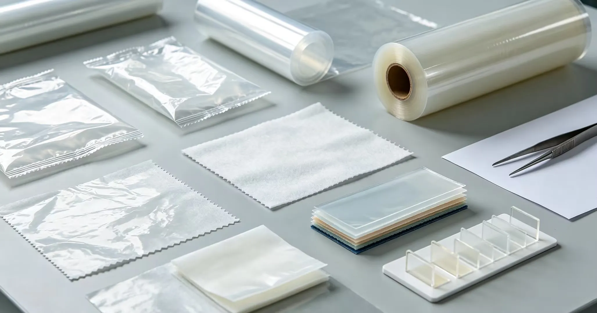 Plastic films, packaging materials, barrier films, hygiene materials, and multilayer structures.