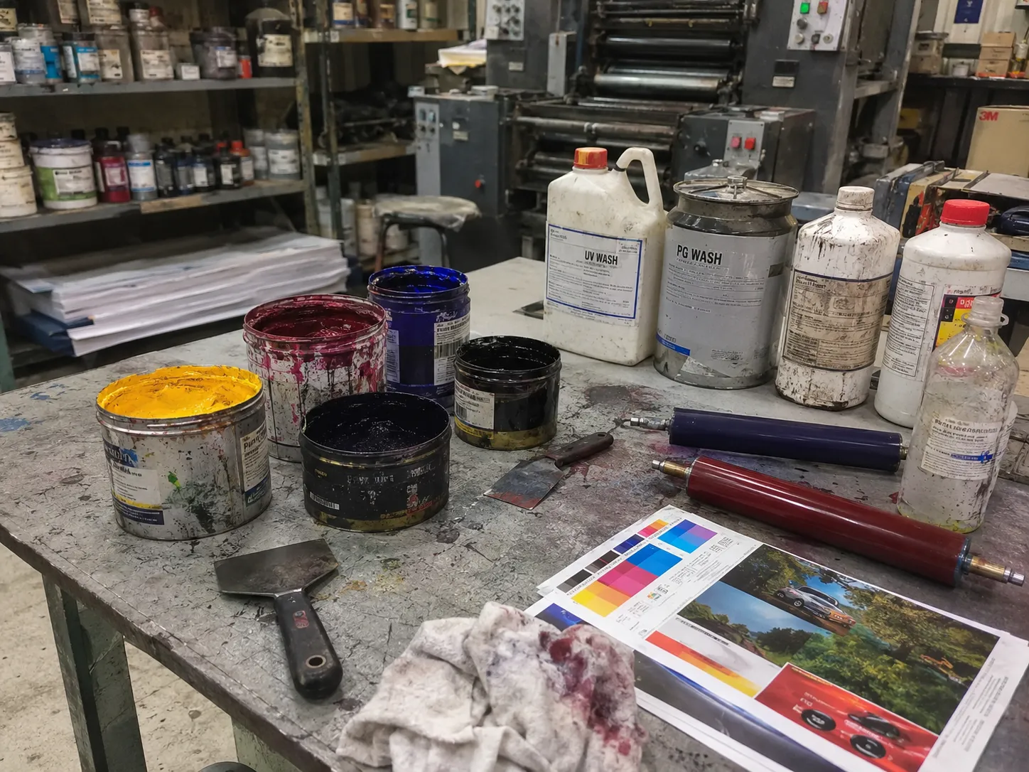 Printing Inks & Pressroom Chemicals analysis