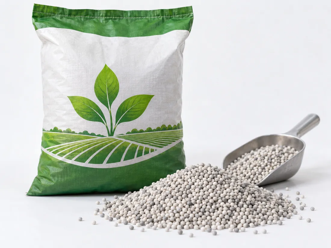 Compound fertilizer product and granules for fertilizer analysis and NPK testing