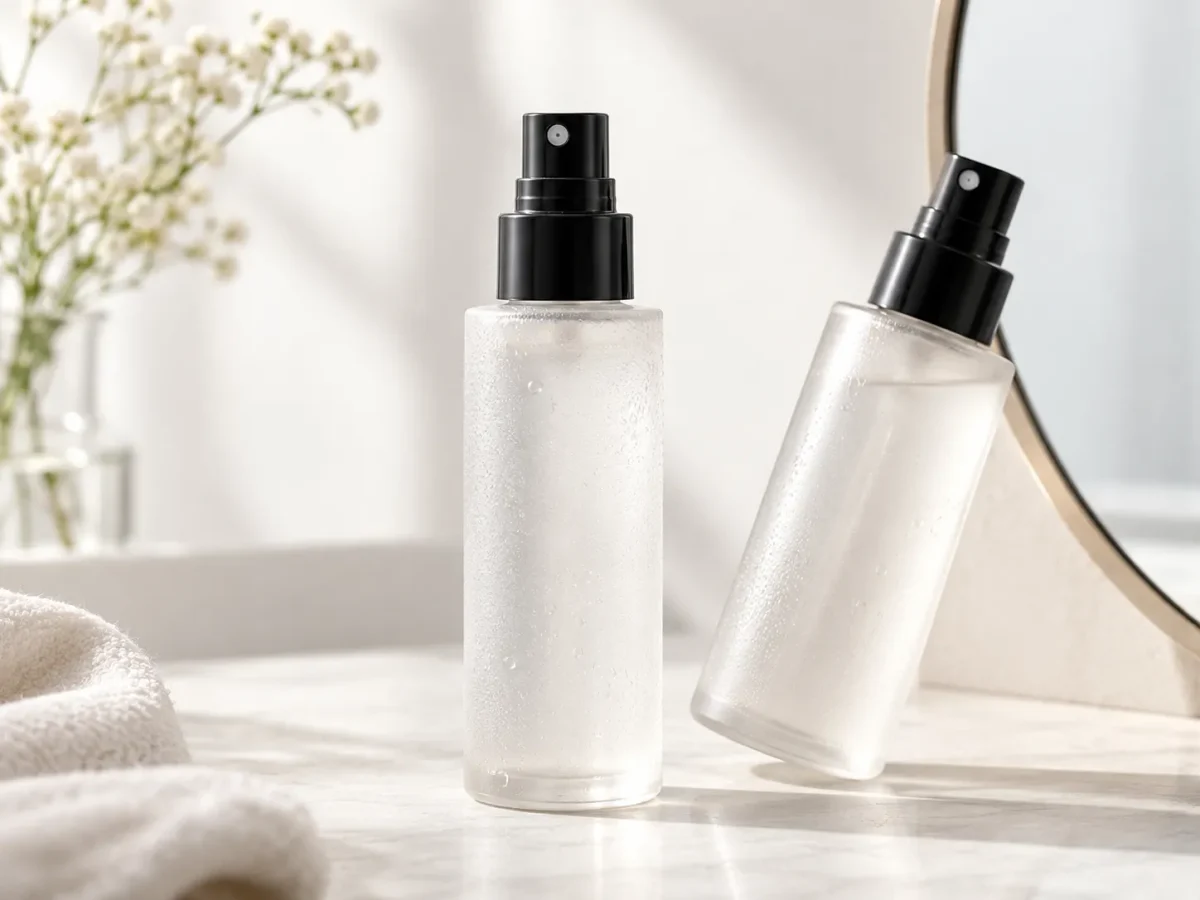 Cosmetic formulation analysis and setting spray development