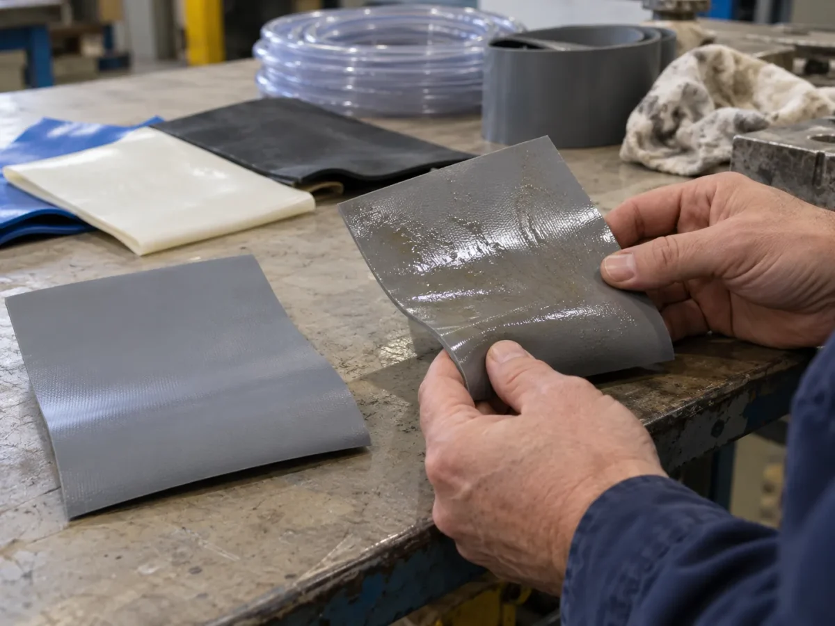 PVC surface exudation and migration inspection